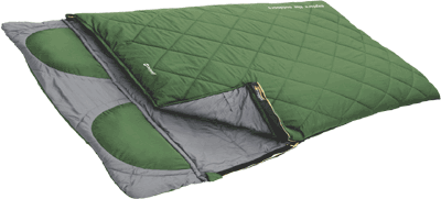 Schlafsack - Contour Double - Deckenschlafsack für 2 Personen - Kunstfaserschlafsack - Campingschlafsack