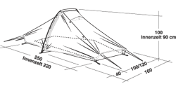 Zelte - ROBENS-Stardust 2 - Ultraleicht-Zelt für 2 Personen